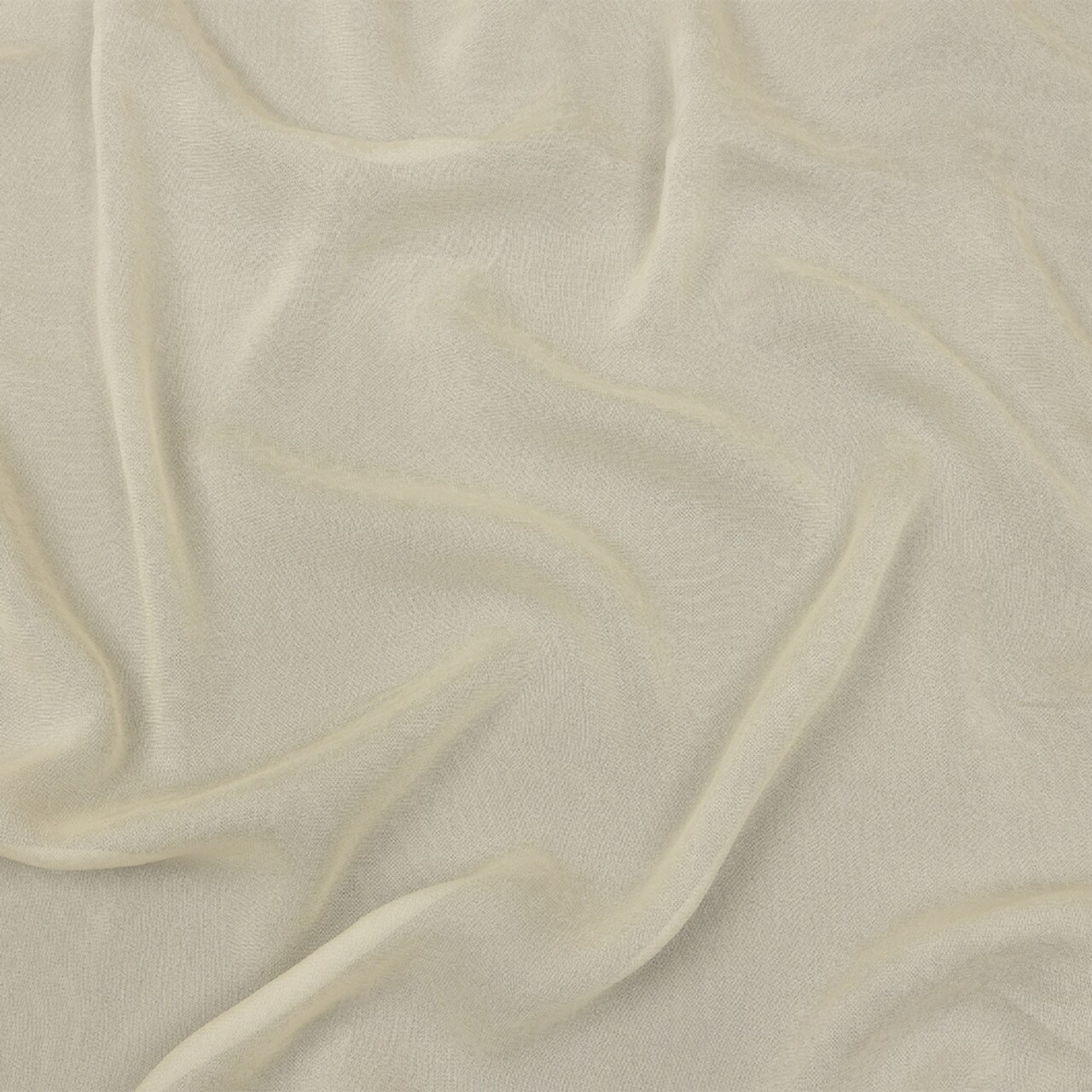 1 Yard Cream Viscose Georgette Fabric Lightweight Sheer Flowing Fabric Width 54 Inches